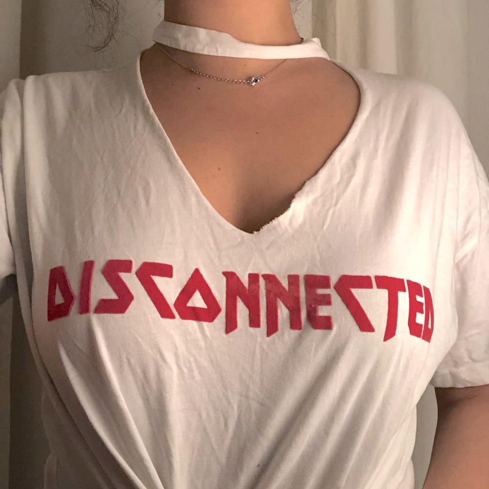 Zara white tee